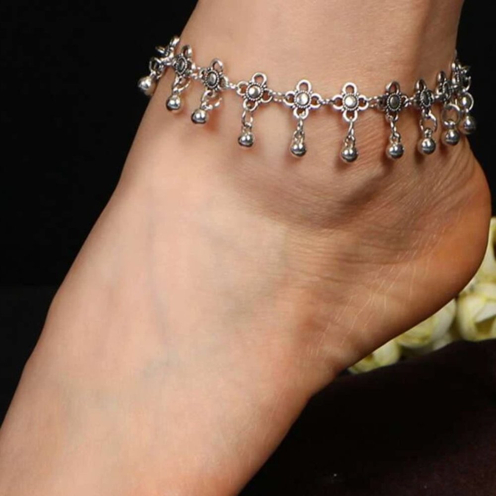 Floral Anklet - Foot jewelry
